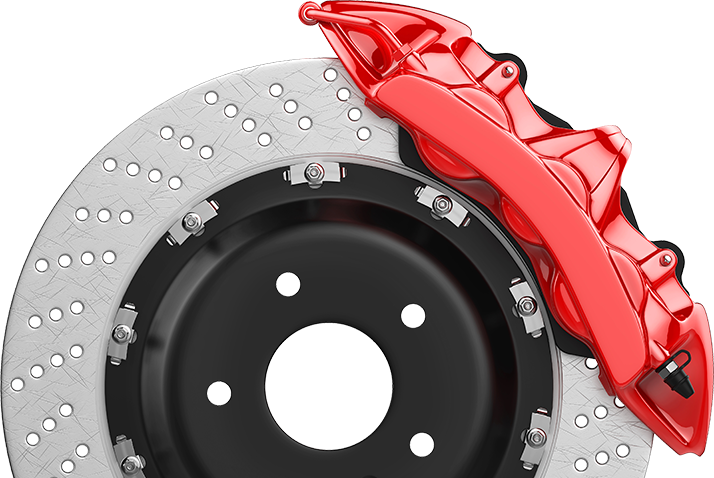Caliper - Car Brakes (714x478), Png Download