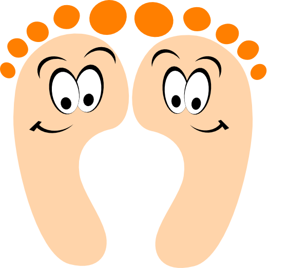 Small - Free Clipart Toe (600x523), Png Download