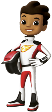 Aj Without Helmet - Blaze Monster Machine Png (400x400), Png Download