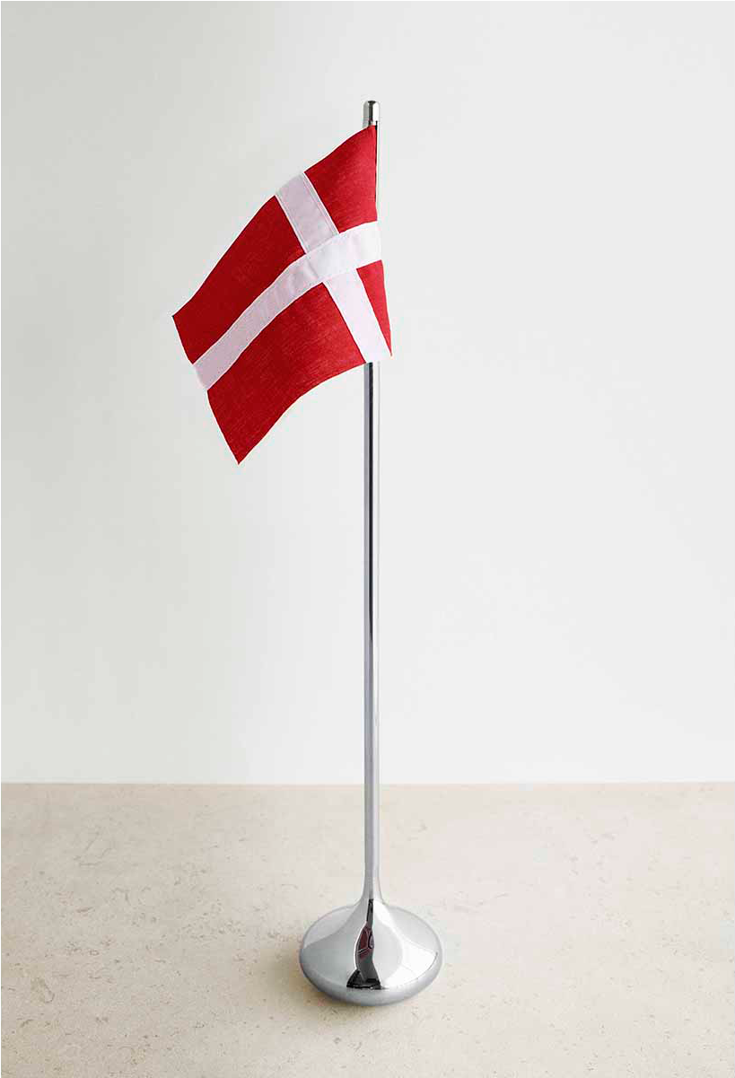 Table Flag Danish H35 Soelvfarvet Rosendahl - Table Flag Denmark (1200x1200), Png Download