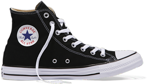 Converse Chuck Taylor All Star High Top Black - Converse Ct 70 Sizing (600x600), Png Download