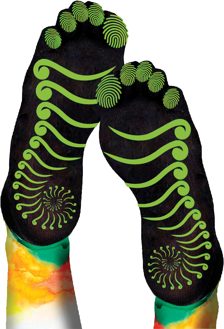 1500 × 1500 In Socks With Toes - Pure Body Logix Yoga Socks No Toes, Small-medium (1500x1500), Png Download