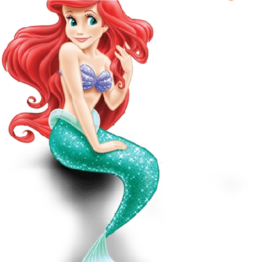 Little Mermaid Cartoon Clipart - No-mess Coloring Book & Magic Pen (1368x855), Png Download