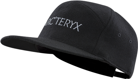 7 Panel Wool Ball Cap - Arcteryx 7 Panel Wool Ball Cap (colour: Black) (450x625), Png Download