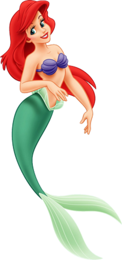 Ariel - Disney Princess (lifesize Stand Up) (250x534), Png Download