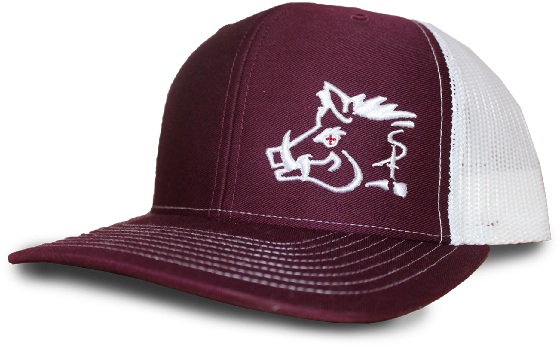 Oil Field Sniper Hog Trucker Hat (2048x1258), Png Download