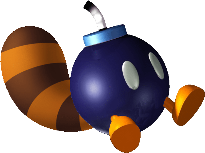 Mario Sexy Bob Omb (728x548), Png Download