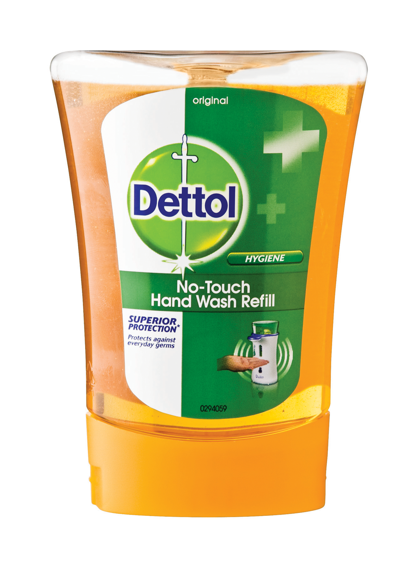 Dettol No Touch Handwash Original - Dettol Gold Classic Soap 75gms (1326x1801), Png Download