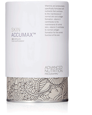 Skin Accumax 60's - Advanced Nutrition Programme Skin Vit C 60 Capsules (400x400), Png Download