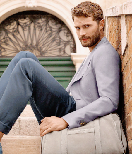 By Nikki, Edit, Jamie Dornan, Jamiedornanedit, Photoshoot - Sitting (500x581), Png Download
