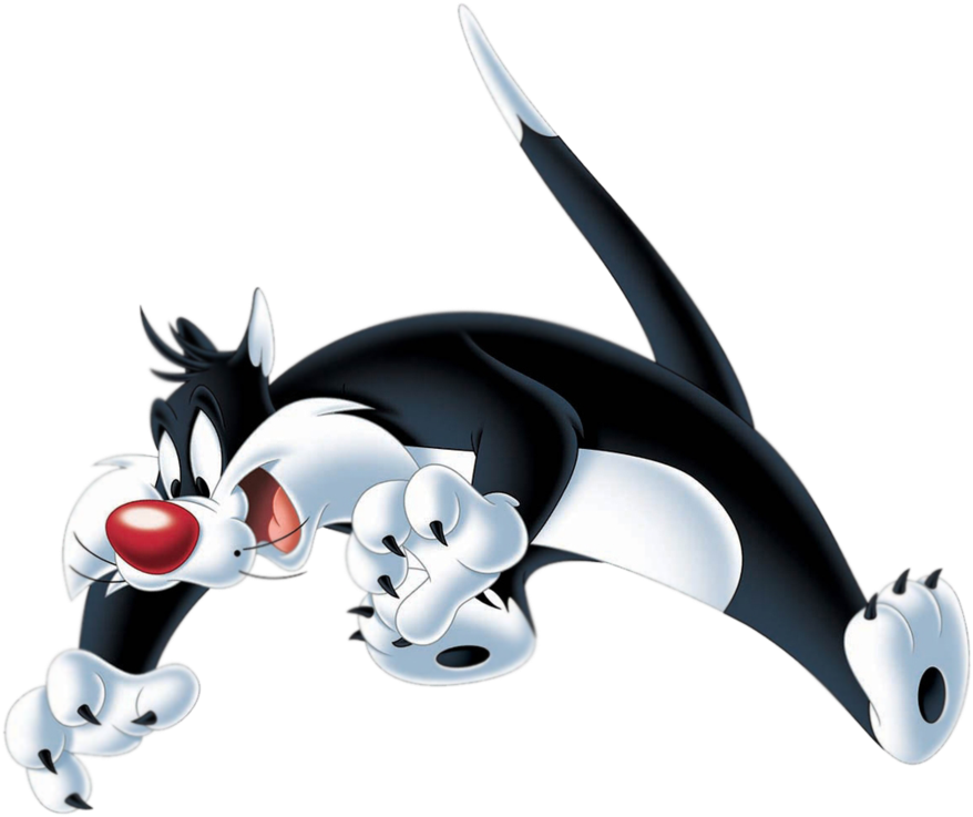 Sylvester The Cat By - Sylvester Cat Png (900x762), Png Download