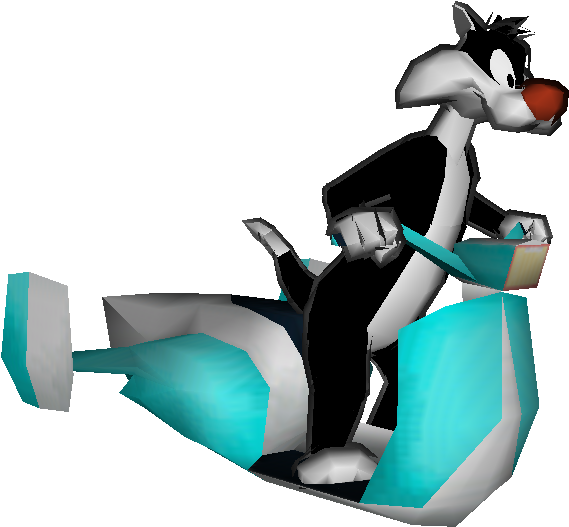 Download Zip Archive - Looney Tunes Spacerace (750x650), Png Download