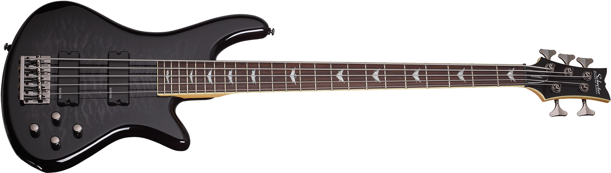 Stiletto Extreme 5 S - 7 String Les Paul (2000x640), Png Download