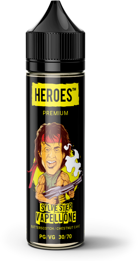 Heroes Sylvester Vapellone - Příchuť Heroes Liquid (1080x1080), Png Download