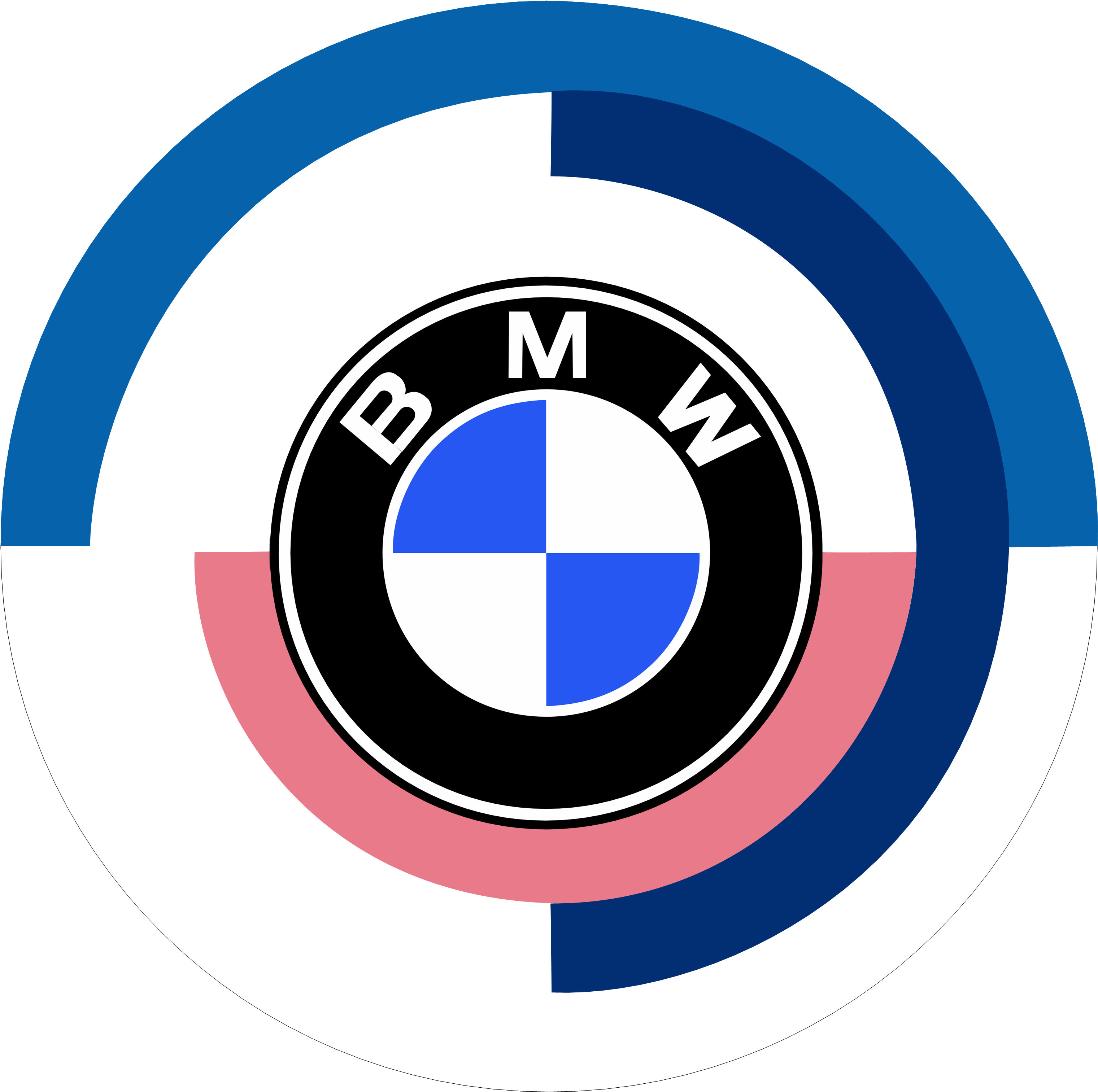 The Gallery For > Bmw Png Transparent - Bmw Logo 70 (3072x3025), Png Download