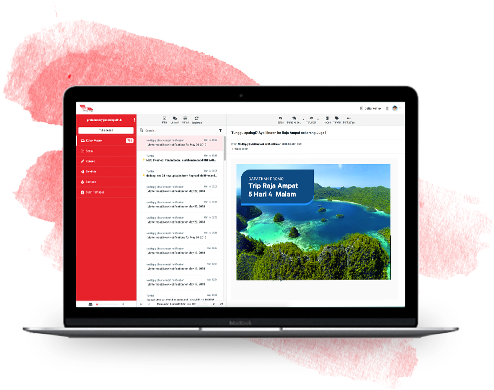Indonesia Free Email Service Merahputih - Gadget (514x390), Png Download