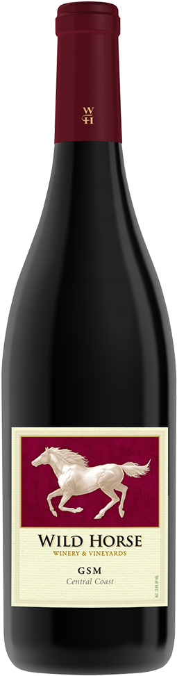2013 Wild Horse Gsm Red Blend Central Coast - Wild Horse Pinot Gris 2014 White Wine (308x1000), Png Download