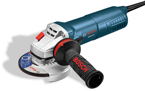 Grinders And Metalworking - Bosch Professional Angle Grinder (gws 11-125) (500x500), Png Download