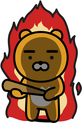 Kakao Talk Friends - Kakao Gif (480x480), Png Download