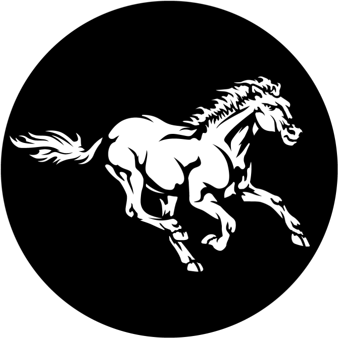 Wild Horse - Apollo Design 7058 Wild Horse Steel Pattern (800x800), Png Download