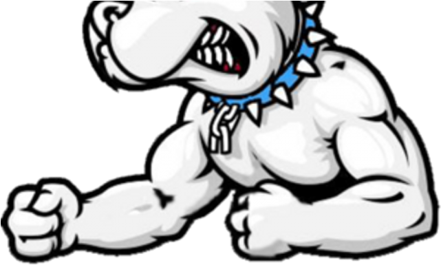 Pit Bull Clipart Transparent - Pitbull Cartoon Png (640x480), Png Download