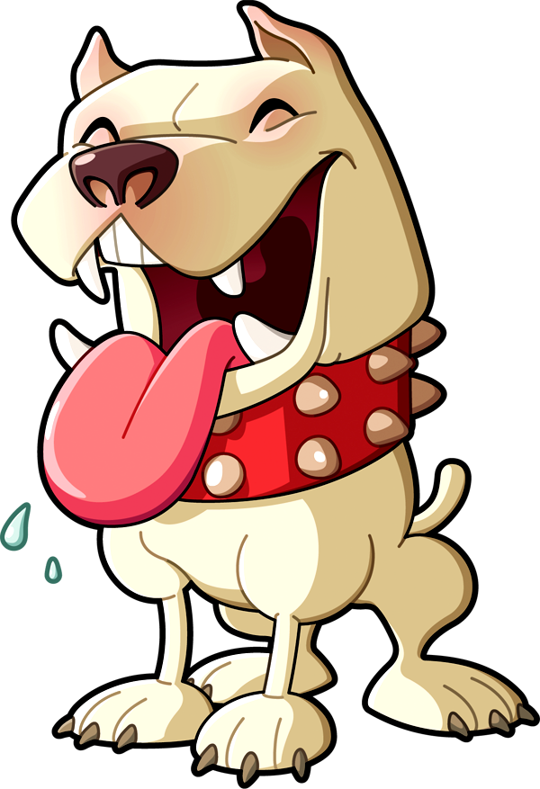 Mathieu Beaulieu - Cartoon Pitbull Png (600x877), Png Download