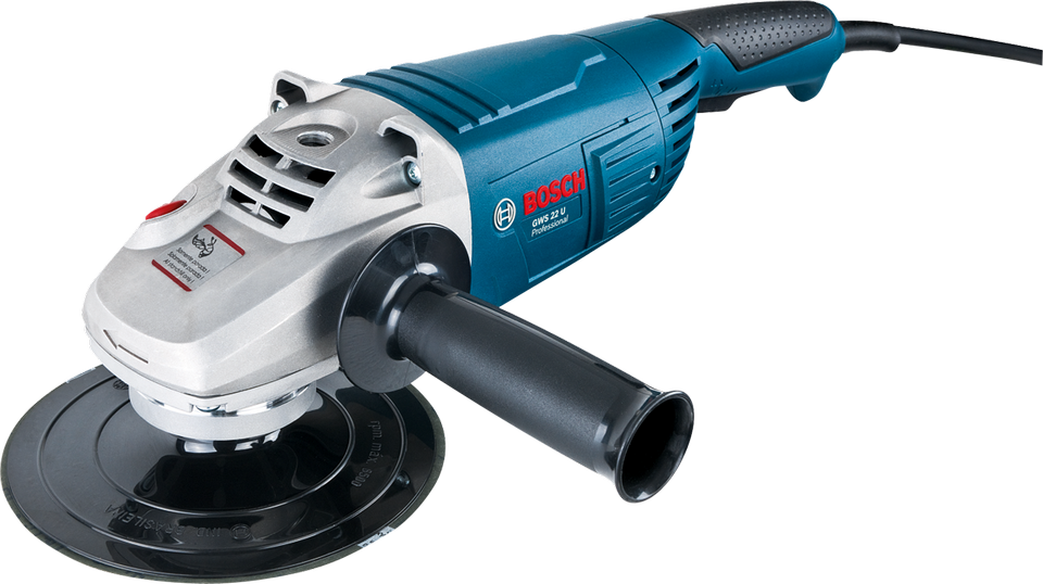 Buy Bosch 7 Angle Grinder Gws 22u Professional Online - Bosch Power Tools Gws 26 180 H (960x538), Png Download