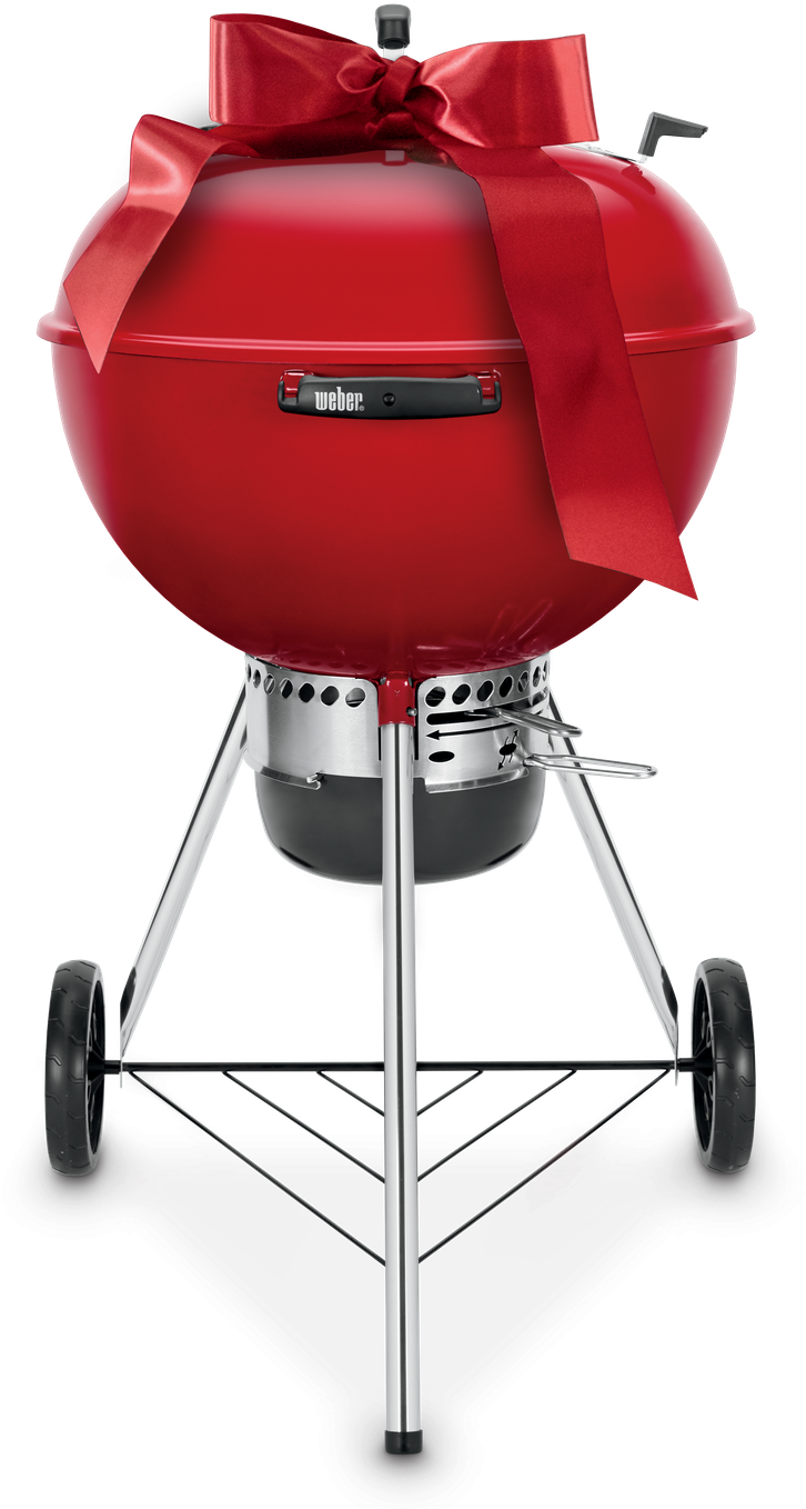 The Classic Gift All Wrapped In Red - Weber Mastertouch Red (1000x1500), Png Download