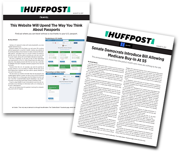 Customization Options - Huffpost (652x541), Png Download