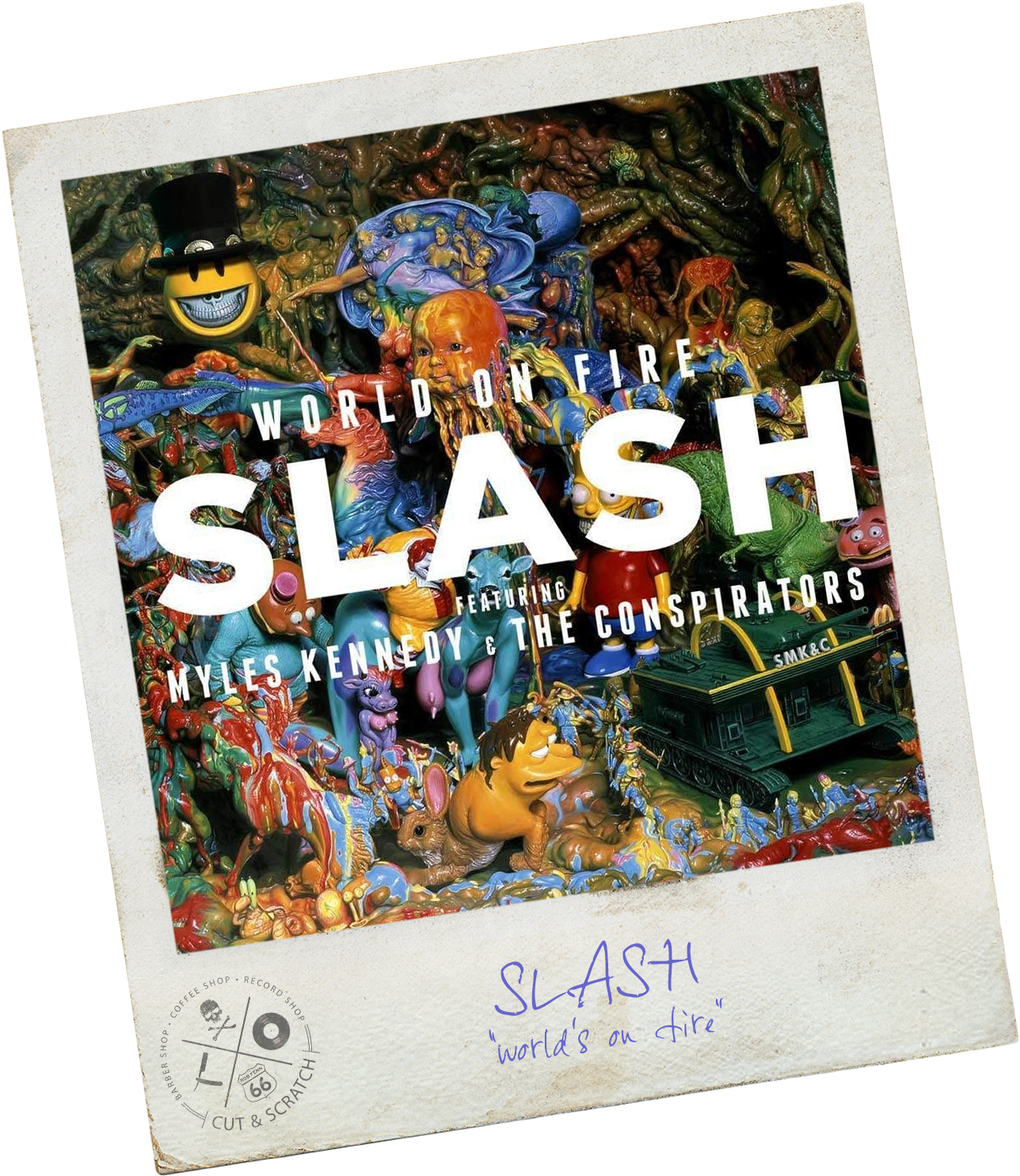 Slash<br>"wold On Fire" - Slash World On Fire (1500x1500), Png Download