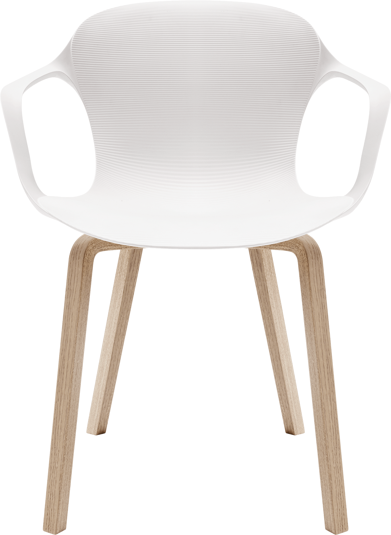 Nap Armchair Kasper Salto Milk White Wooden Legs - Office Chair (1600x1840), Png Download