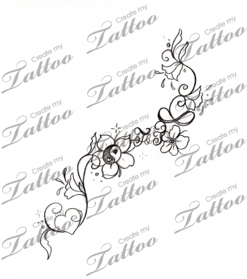Infinite Love Tattoo - Chrysanthemum November Birth Flower Tattoo (400x400), Png Download