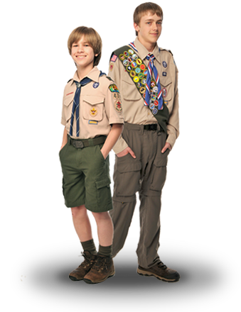 Scouting Handbooks And Printed Material - Boy Scout Uniform Kids (386x484), Png Download