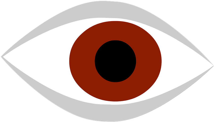 Brown Eyes Clipart Mata - Eye (960x575), Png Download