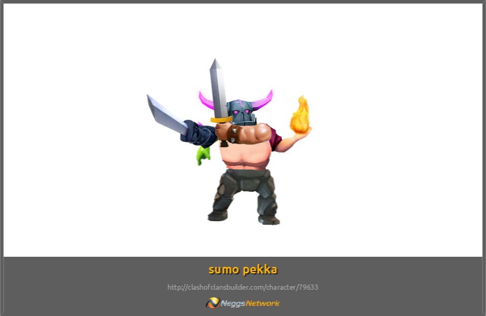 Sumo Pekka Character - Clash Of Clans France (960x624), Png Download