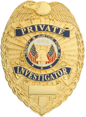 Investigation-badge - Private Investigator Badge Png (412x412), Png Download