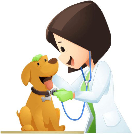 A Veterinary - Veterinarian Cartoon Png (577x570), Png Download