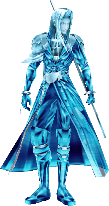 Manikin-sephiroth - Dissidia Final Fantasy Manikins (390x700), Png Download