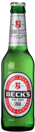 Does He Wear The Mitten Only On His Left Hand Yes Because - Beck's Beer Bottles (12 Pack) (330ml) (312x559), Png Download