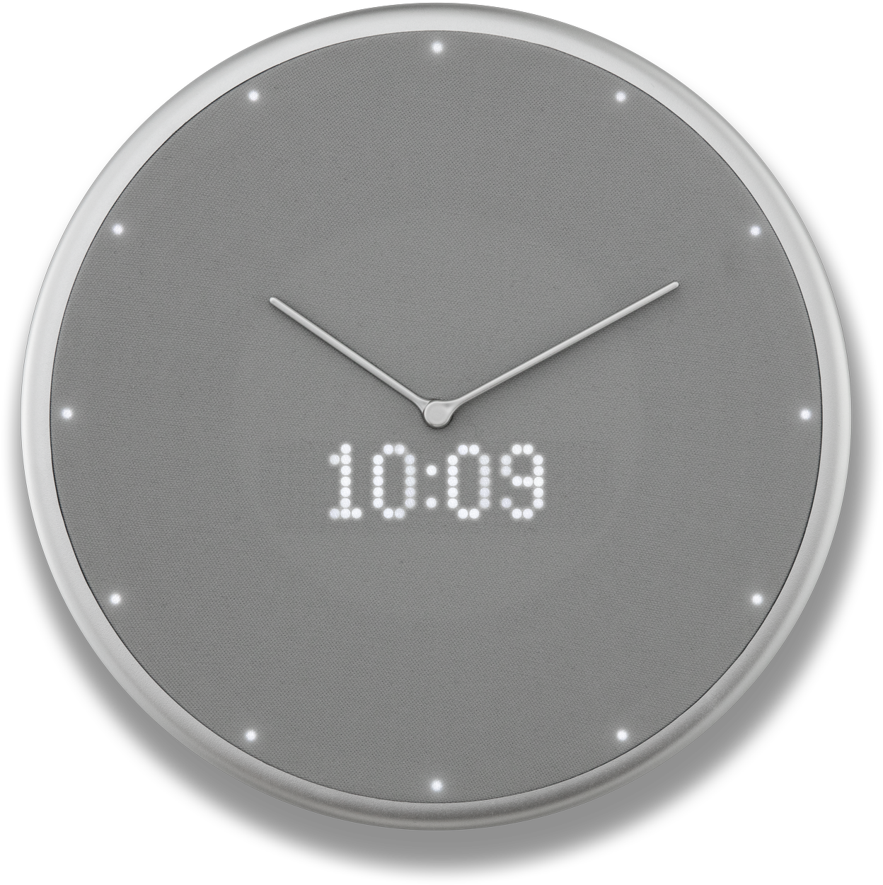 Glance Clock Graphite Time - Clock (1920x1336), Png Download