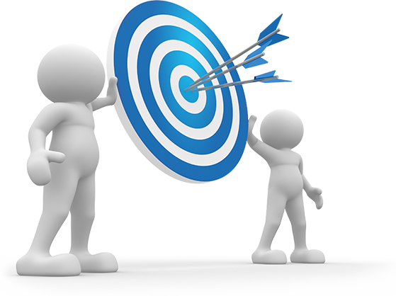Launch Of "missio - Blue Target (559x418), Png Download