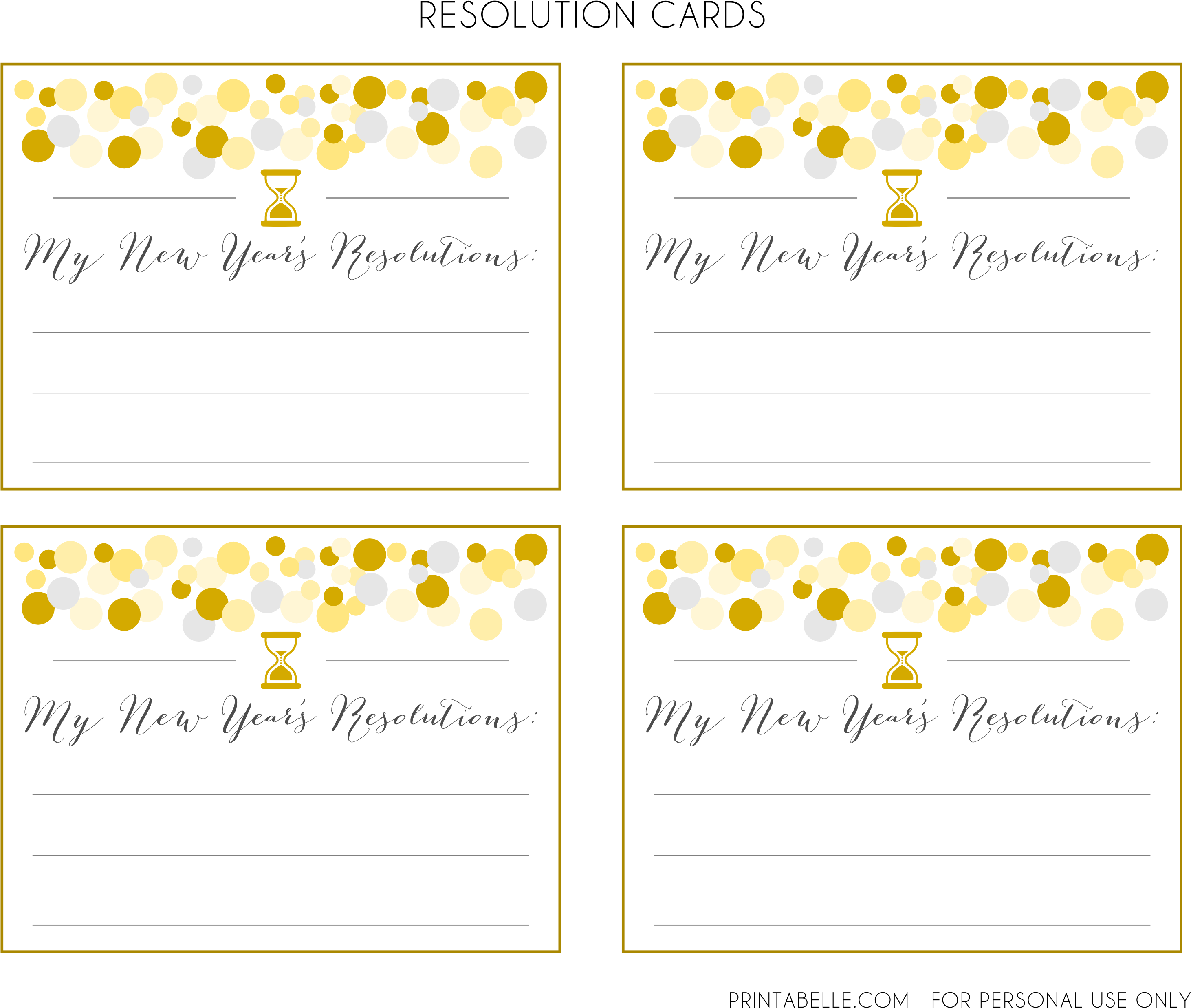 Download The Free New Year's Printables Here - New Year (3300x2550), Png Download