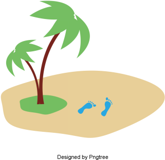 Cartoon Hand Painted Simple Coconut Design, Cartoon, - Illustration (360x360), Png Download