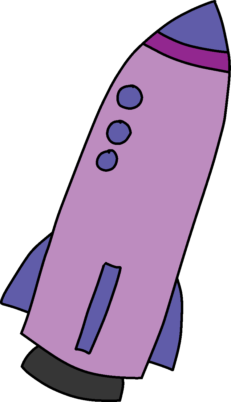 Spaceship - Happy Birthday Spaceship (750x1304), Png Download