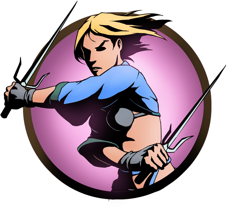 Girl Sai - Aguja Shadow Fight 2 (800x800), Png Download