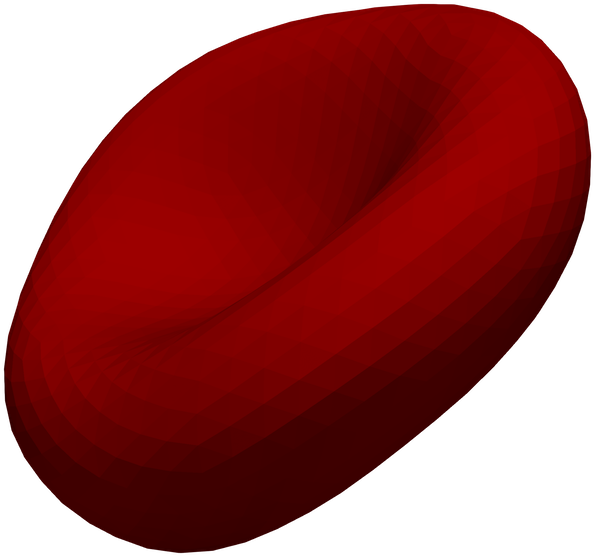 Red Blood Cell Object In Fluid Is A Computational Framework - Comfort (600x600), Png Download