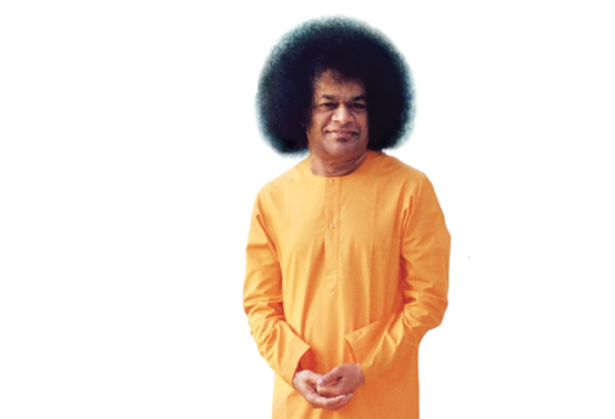 Sathya Sai Of Italy - Sathya Sai Baba (554x377), Png Download