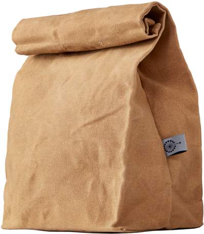 Lunch Bag - Lunch Bag | Waxed Canvas | Durable | Waterproof | Brown (456x479), Png Download