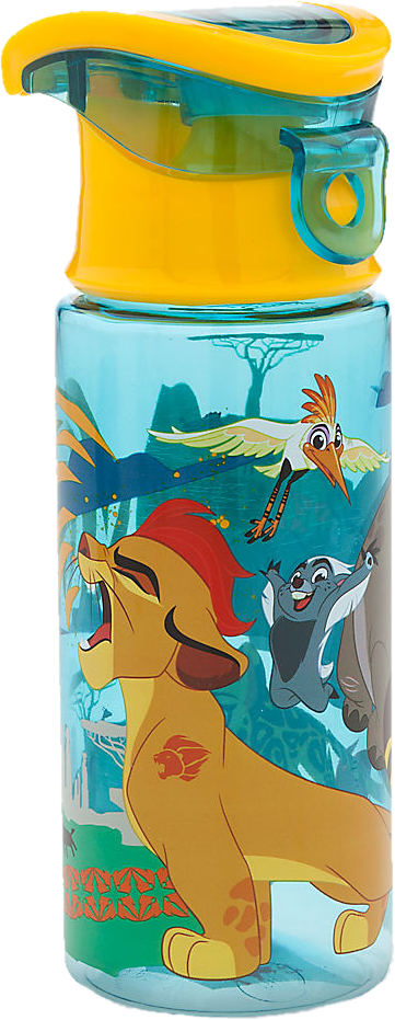 Tlg-waterbottle - Disney The Lion Guard Water Bottle, Yellow (361x931), Png Download
