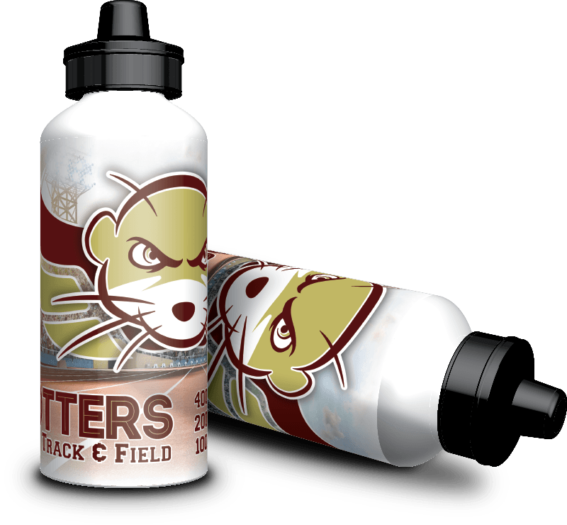 Otters Track Bottle - Otter (800x740), Png Download